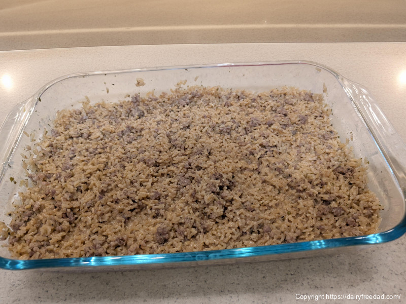 Sausage Rice Casserole